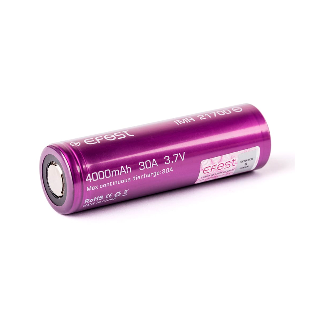 Batería Efest IMR-21700 30A - 4000mAh, 1und - Imagen 2