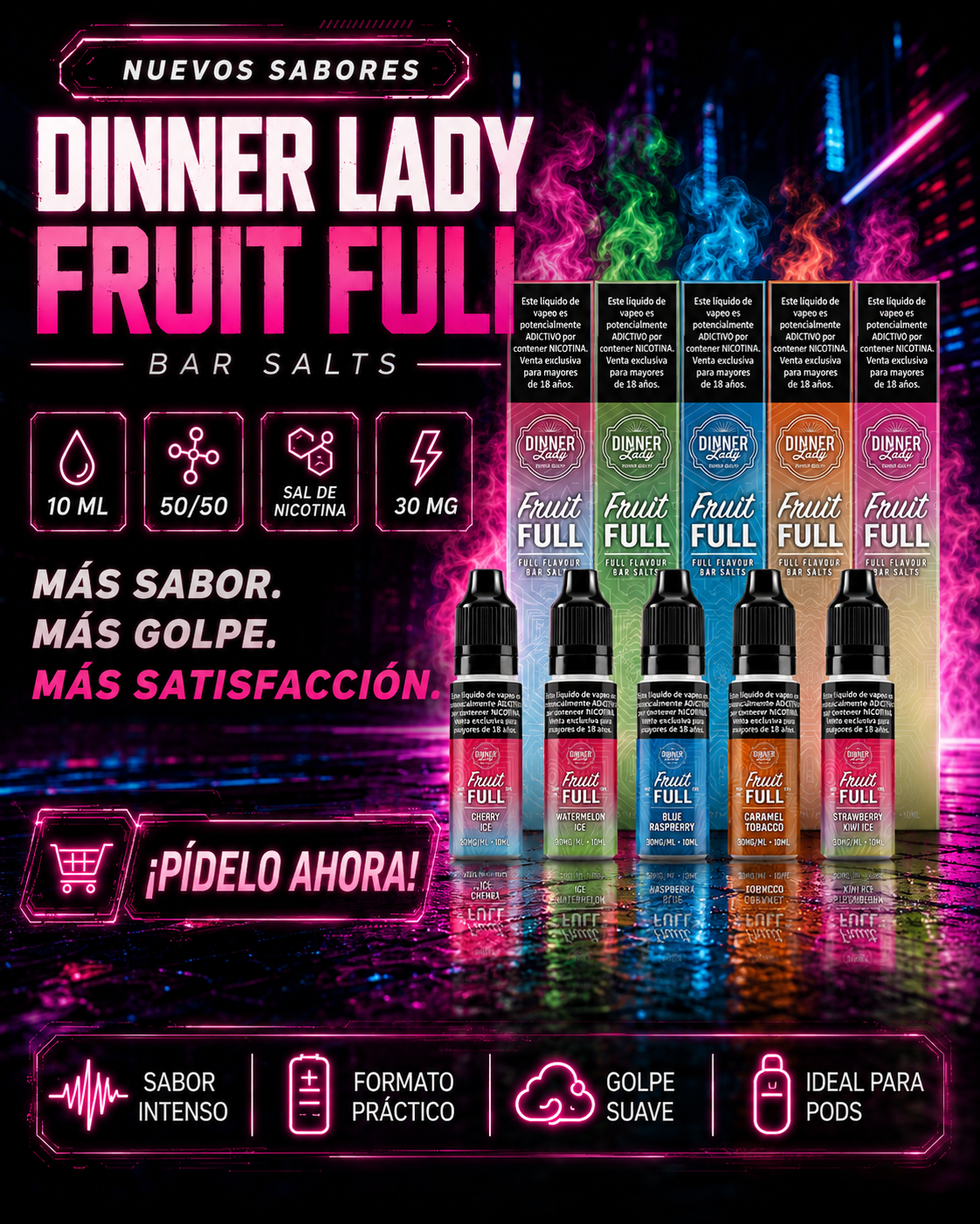 Dinner Lady Salt 10ml 30mg - Imagen 2